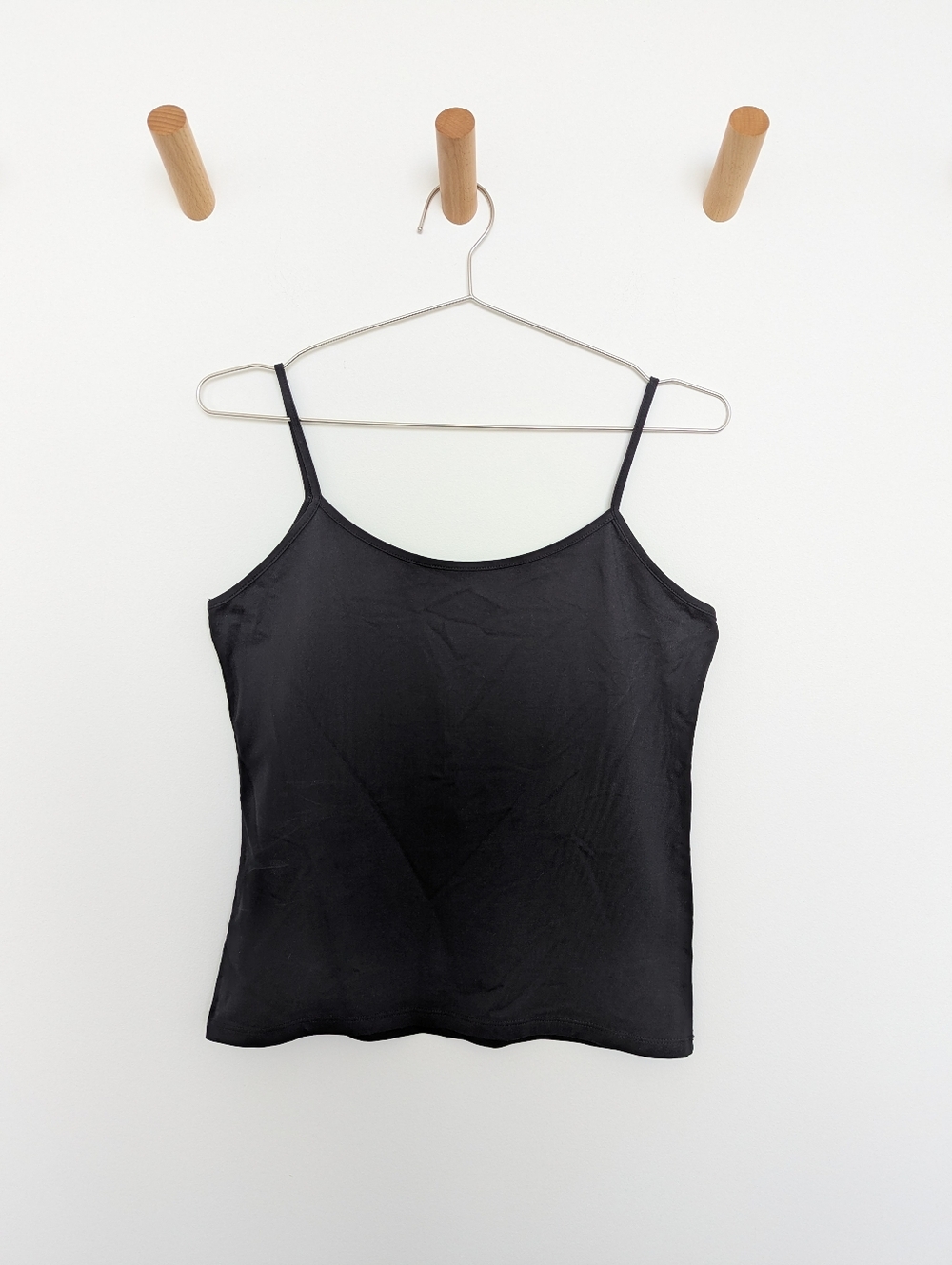 Zara Basics Strappy Camisole Tank Top – Black, Women's L